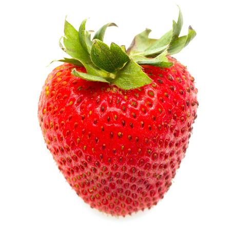 Strawberry on white backgroundの写真素材