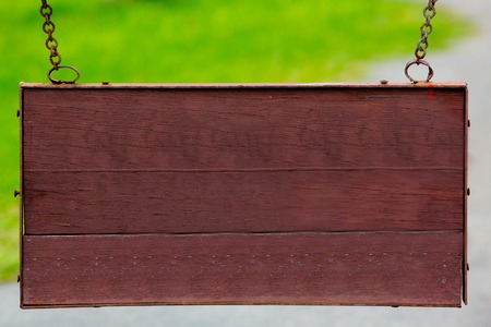 wood sign boardの写真素材