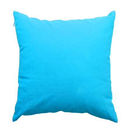 orange pillows isolated on white の写真素材