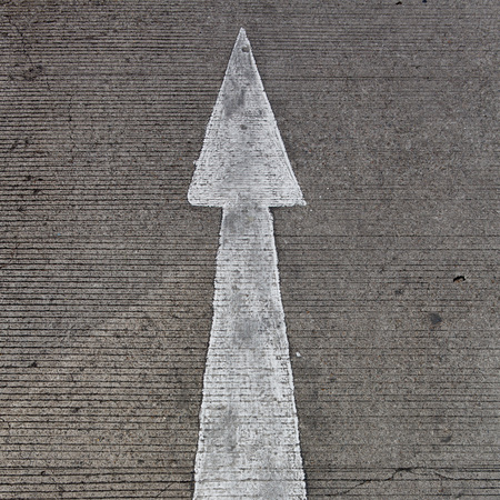 street, road, arrow directionの写真素材