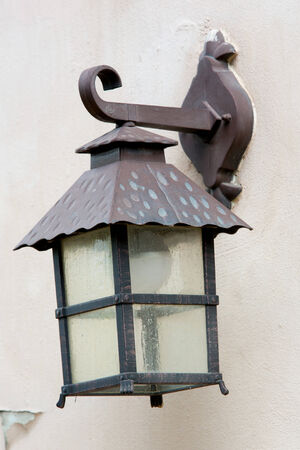 Old city lampの写真素材