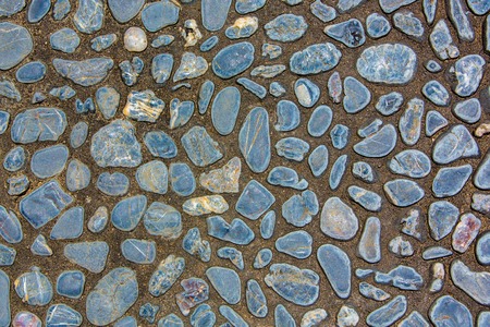 pattern of decorative slate stone wall surfaceの写真素材