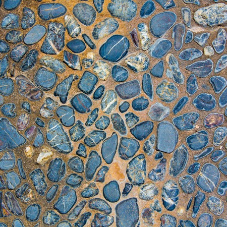 pattern of decorative slate stone wall surfaceの写真素材