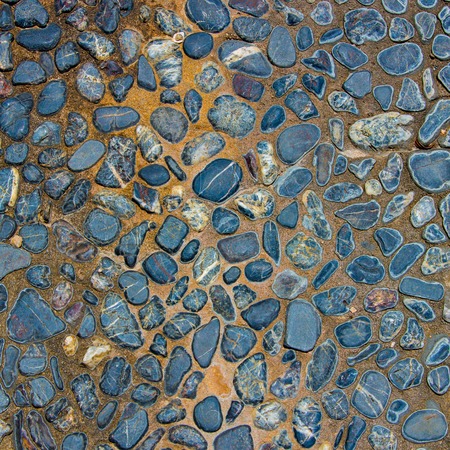 pattern of decorative slate stone wall surfaceの写真素材