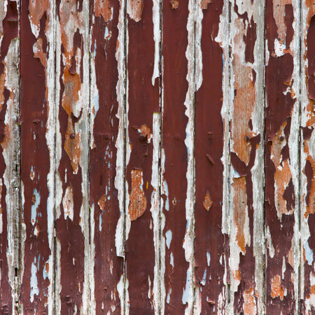 old painted wooden walの写真素材