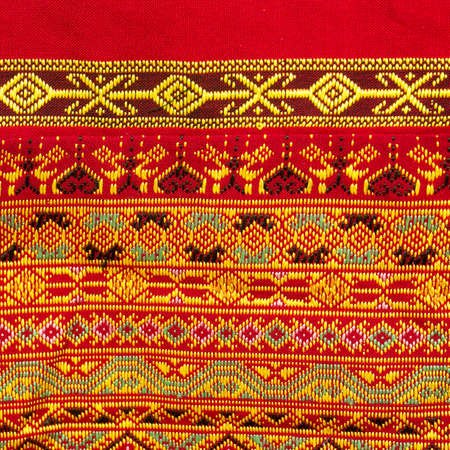 Pattern style Thai Silkの写真素材