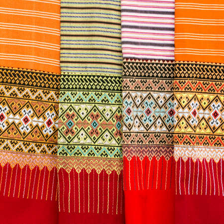 Pattern style Thai Silkの写真素材