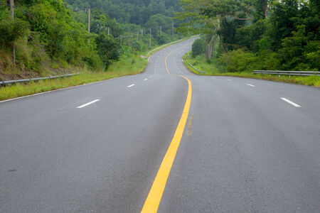 road in mountainsの写真素材