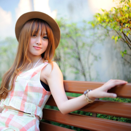 Beautiful asian girlの写真素材