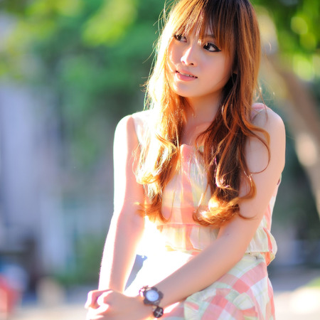 Beautiful asian girlの写真素材