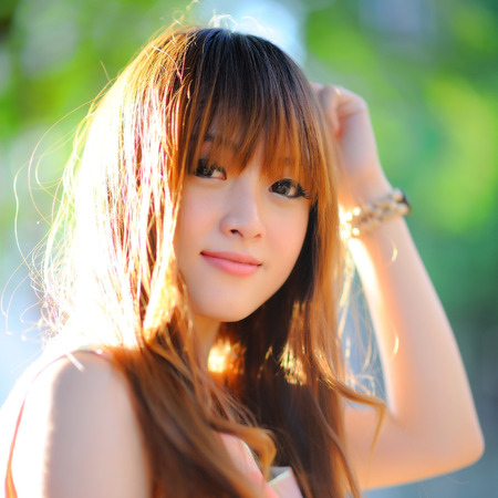 Beautiful asian girlの写真素材