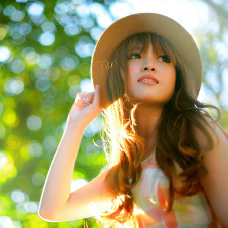 Beautiful asian girlの写真素材