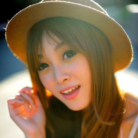 Beautiful asian girlの写真素材