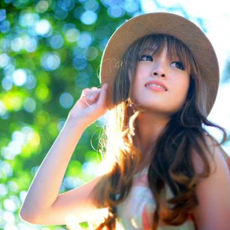 Beautiful asian girlの写真素材