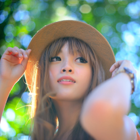 Beautiful asian girlの写真素材