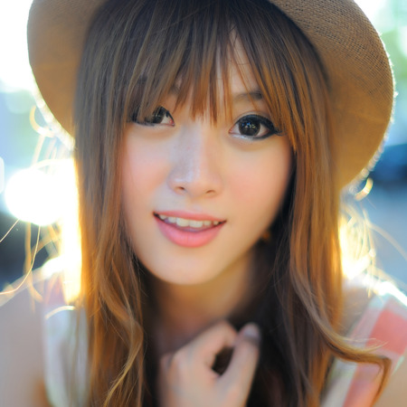 Beautiful asian girlの写真素材