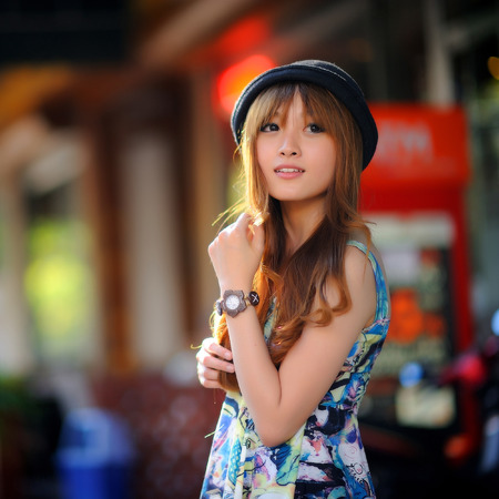 Beautiful asian girlの写真素材