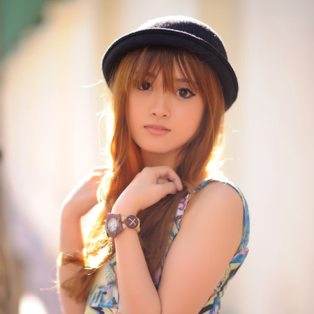 Beautiful asian girlの写真素材