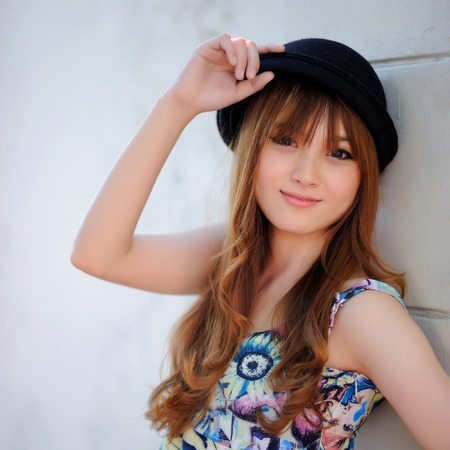 Beautiful asian girlの写真素材