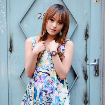 Beautiful asian girlの写真素材