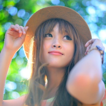 Beautiful asian girlの写真素材