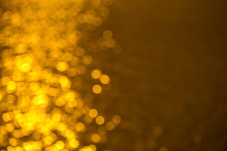 golden bokeh backgroundの写真素材