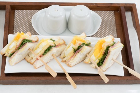 Club sandwich withの写真素材