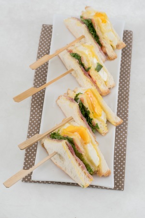 Club sandwich withの写真素材