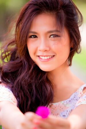 Beautiful asian girlの写真素材