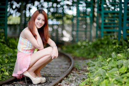 Beautiful asian girlの写真素材