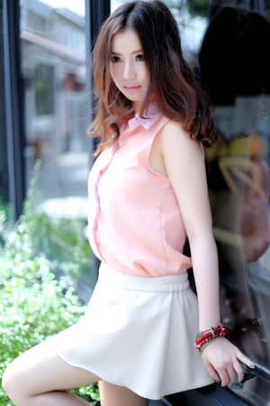 Beautiful asian girlの写真素材