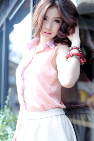 Beautiful asian girlの写真素材