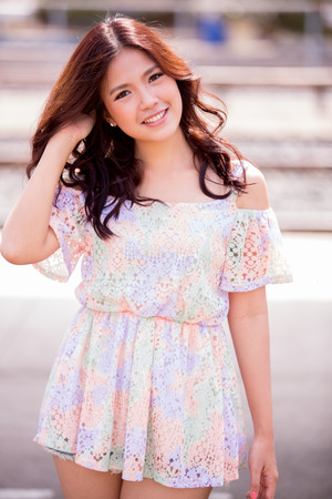 Beautiful asian girlの写真素材