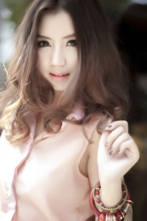 Beautiful asian girlの写真素材