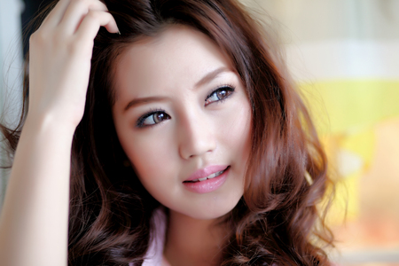 Beautiful asian girlの写真素材