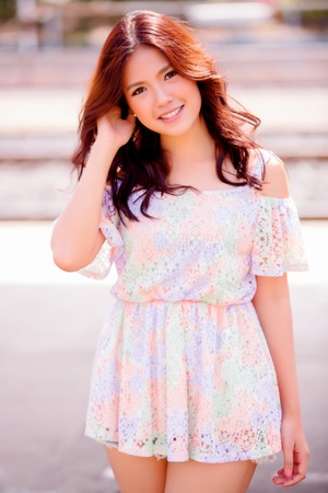 Beautiful asian girlの写真素材