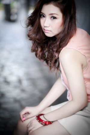 Beautiful asian girlの写真素材