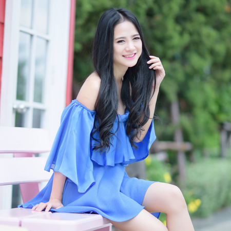 Beautiful asian girlの写真素材