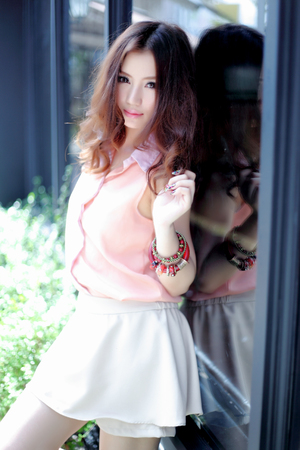 Beautiful asian girlの写真素材