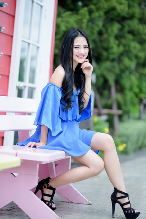 Beautiful asian girlの写真素材