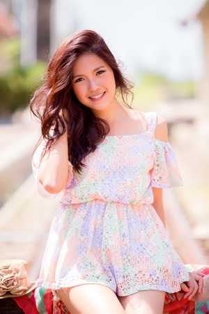 Beautiful asian girlの写真素材