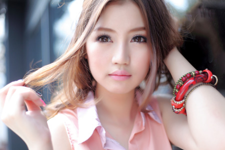 Beautiful asian girlの写真素材