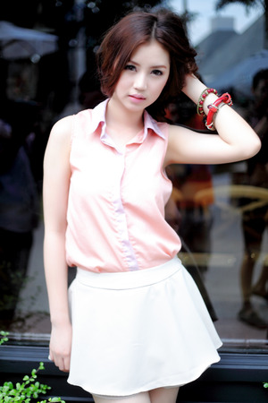 Beautiful asian girlの写真素材
