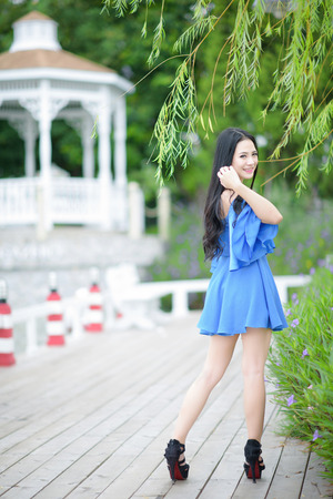 Beautiful asian girlの写真素材