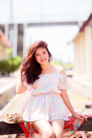 Beautiful asian girlの写真素材