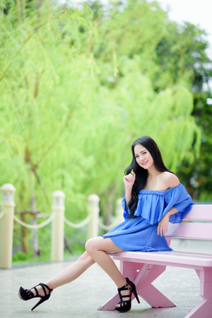 Beautiful asian girlの写真素材