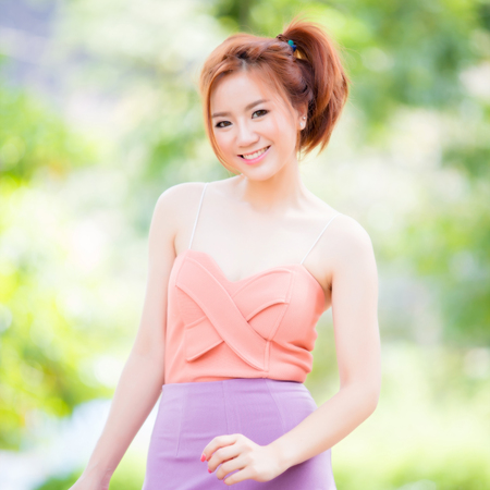 Beautiful asian girlの写真素材