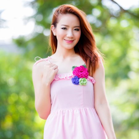 Beautiful asian girlの写真素材