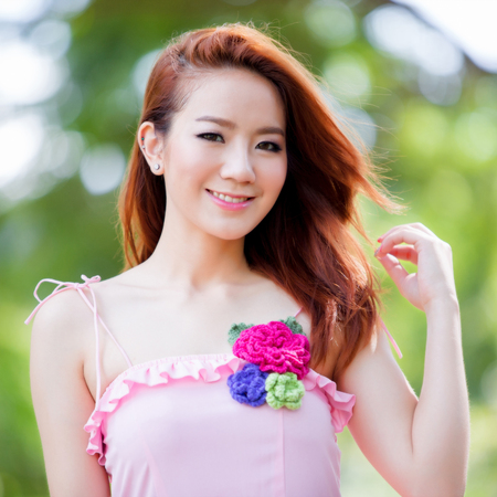 Beautiful asian girlの写真素材