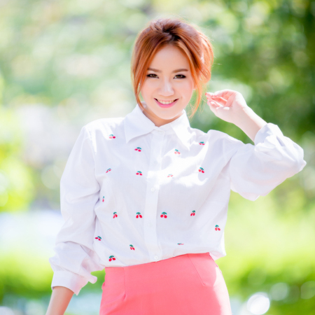 Beautiful asian girlの写真素材